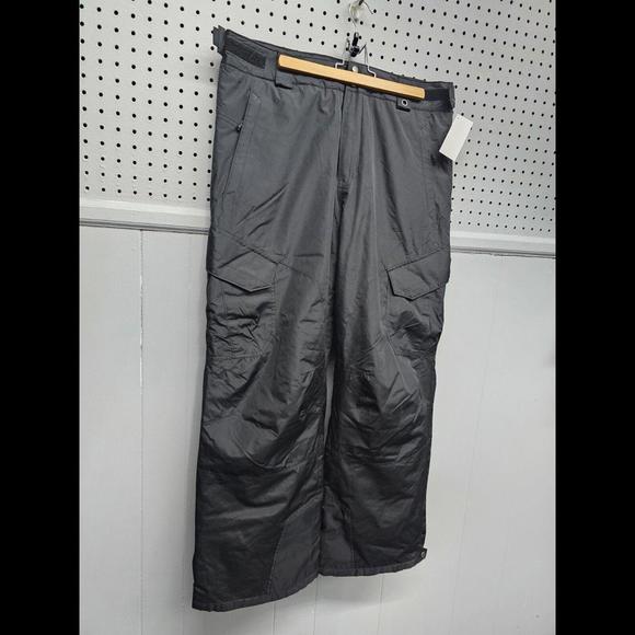 Tsla Snowpants w/ Pockets Mens Size L 36 waist 31 inseem (Black) - Picture 4 of 10